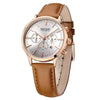 Multifunctional Black Luxury Women Watch Fashion Quartz Business Style Stainless Steel Strap Wrist Watch by Stevvex