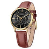 Multifunctional Black Luxury Women Watch Fashion Quartz Business Style Stainless Steel Strap Wrist Watch by Stevvex