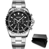 Multifunctional Men's Quartz Watches Modern Stainless Steel Design Waterproof And Scratch Resistant Wrist Watches by Stevvex