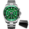 Multifunctional Men's Quartz Watches Modern Stainless Steel Design Waterproof And Scratch Resistant Wrist Watches by Stevvex