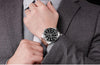 Multifunctional Men's Quartz Watches Modern Stainless Steel Design Waterproof And Scratch Resistant Wrist Watches by Stevvex