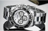 Multifunctional Men's Quartz Watches Modern Stainless Steel Design Waterproof And Scratch Resistant Wrist Watches by Stevvex
