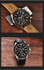 Men Top Luxury Full Steel Business Quartz Watch Men's Casual Waterproof Analog Chronograph Sports Stainless Steel Strap Watches by Stevvex