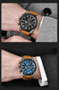 Men Top Luxury Full Steel Business Quartz Watch Men's Casual Waterproof Analog Chronograph Sports Stainless Steel Strap Watches by Stevvex