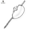 Luxury Small Silver Women Watch Modern Bracelet Wristwatch Quartz Waterproof Mini Round Design by Stevvex