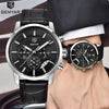 Luxury Men's Business Watches Fashion Watch Waterproof For Men's Casual Sport Leather Strap by Stevvex