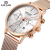 New Fashion Gold Women Watches Luxury Quartz Sport Waterproof Wrist Watch Round Style by Stevvex