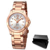 Classic Analogue Black Silver Women Watch Waterproof Elegant Quartz Wrist Watches Stainless Steel For Womens by Stevvex