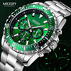 Multifunctional Men's Quartz Watches Modern Stainless Steel Design Waterproof And Scratch Resistant Wrist Watches by Stevvex
