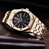 Men's Fashion Watch Luxury Men Stainless Steel Band Quartz Watch Analog Waterproof Sports Military Watches by Stevvex
