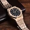 Men's Fashion Watch Luxury Men Stainless Steel Band Quartz Watch Analog Waterproof Sports Military Watches by Stevvex