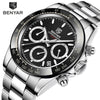 Luxury Men Watches Scratch Resistant Full Stainless Steel Strap Waterproof Sport Quartz Watch Men Fashion Date Clock Chronograph by Stevvex