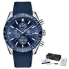 Men Top Luxury Full Steel Business Quartz Watch Men's Casual Waterproof Analog Chronograph Sports Stainless Steel Strap Watches by Stevvex