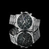 Mens Stylish Chronograph Watch Sport Quartz Clock Luxury Movement Analog Fashion Business Waterproof Watches by Stevvex