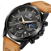 Mens Stylish Chronograph Watch Sport Quartz Clock Luxury Movement Analog Fashion Business Waterproof Watches by Stevvex