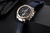 Multifunction Luxury 2021 Men's Watch Quartz Genuine Leather Strap Sport Chronograph Waterproof Men Wrist Watch by Stevvex