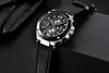 Multifunction Luxury 2021 Men's Watch Quartz Genuine Leather Strap Sport Chronograph Waterproof Men Wrist Watch by Stevvex