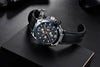 Multifunction Luxury 2021 Men's Watch Quartz Genuine Leather Strap Sport Chronograph Waterproof Men Wrist Watch by Stevvex