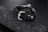 Multifunction Luxury 2021 Men's Watch Quartz Genuine Leather Strap Sport Chronograph Waterproof Men Wrist Watch by Stevvex