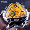 Elegant Sport Triangle Mens Watch Luxury Racing Modern Design Black Classic Leather Strap Wrist Watch For Men by Stevvex