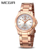Luxury Gold Rose Women Watches Elegant Modern Waterproof Analog Wristwatch Stylish Design For Womens by Stevvex