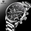 Luxury Steel Sports Men's Watches Business Design Leather Band Wrist Watch Military Quartz by Stevvex