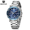 Black Multifunctional Sport Men Watches Luxury Quartz Watches Fashion Chronograph Stylish Elegant Comfortable Watch For Men by Stevvex
