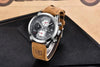 Luxury New Men's Sport Wrist Watches Military Leather Waterproof Watch Luminous Hands Mens Watches by Stevvex