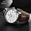 Leather Fashion Sport Men's Watches Luxury Military Quartz Analog Waterproof Men Watch by Stevvex