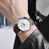 Leather Fashion Sport Men's Watches Luxury Military Quartz Analog Waterproof Men Watch by Stevvex