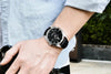 Leather Fashion Sport Men's Watches Luxury Military Quartz Analog Waterproof Men Watch by Stevvex