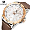 Top Luxury Fashion Mens Watches Quartz Casual Leather Design Sport Analog Waterproof Classic Wrist Watch by Stevvex