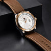 Top Luxury Fashion Mens Watches Quartz Casual Leather Design Sport Analog Waterproof Classic Wrist Watch by Stevvex