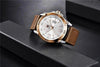 Top Luxury Fashion Mens Watches Quartz Casual Leather Design Sport Analog Waterproof Classic Wrist Watch by Stevvex