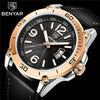 Top Luxury Fashion Mens Watches Quartz Casual Leather Design Sport Analog Waterproof Classic Wrist Watch by Stevvex