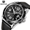 Top Luxury Fashion Mens Watches Quartz Casual Leather Design Sport Analog Waterproof Classic Wrist Watch by Stevvex