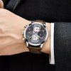 Luxury New Men's Sport Wrist Watches Military Leather Waterproof Watch Luminous Hands Mens Watches by Stevvex
