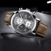 Luxury New Men's Sport Wrist Watches Military Leather Waterproof Watch Luminous Hands Mens Watches by Stevvex