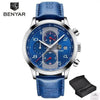 Luxury New Men's Sport Wrist Watches Military Leather Waterproof Watch Luminous Hands Mens Watches by Stevvex