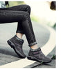 Winter Elegant Unisex Boots With Fur Warm Leather Snow Boots Winter Work Casual Shoes High Top Rubber Ankle Boots Leather Platform Fashion Luxury Boots Non-Slip Hiking Boots by Stevvex