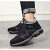 Winter Elegant Unisex Boots With Fur Warm Leather Snow Boots Winter Work Casual Shoes High Top Rubber Ankle Boots Leather Platform Fashion Luxury Boots Non-Slip Hiking Boots by Stevvex