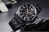 Luxury Men's Gold Business Watches Quartz Analogue Wristwatch Stainless Steel Waterproof Luminous Watch by Stevvex