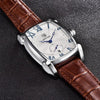 Luxury Business Men's Watches Brown Casual Wrist Leather Strap Waterproof Classic Rectangle Square Watch by Stevvex