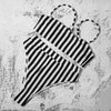 Bikinis Solid Push Up Bikini Padded Bra Straps High Waist Swimsuit Female Swimwear Women's Bathing Suit Lace up Bikini Ribbed Two Piece Swimsuit by Stevvex