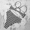 Bikinis Solid Push Up Bikini Padded Bra Straps High Waist Swimsuit Female Swimwear Women's Bathing Suit Lace up Bikini Ribbed Two Piece Swimsuit by Stevvex