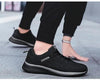 Mens Sport Running Sneakers Fashion Men Casual Shoes Breathable Shoes Walking Sneakers Men's Tennis Black Sneakers Trainers Mesh Flat Breathable Summer Walking Beach Mesh Design by Stevvex