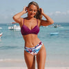 Push Up Floral Bikini Sets Women Two Pieces Swimsuits Women's Bathing Suits Push Up Halter Bandage Bikini Floral Printing Swim Bottoms Two Piece Swimsuits New Girl Beach Bathing Suits Swimwear by Stevvex