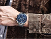 Casual Men's Watches Chronograph Modern Analog Quartz Waterproof Sports Watches Rubber Strap Business Wrist Watches For Men by Stevvex