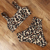 High Waist Bikini Leopard Bikini Women Push Up Swimsuit Women's Leopard Print Swimsuits High Waist Bikini Set 2 Piece Bathing Suits Women Printed Swimwear Tie Dye Summer Swim Beachwear by Stevvex