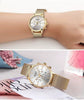 Multifunctional Black Luxury Women Watch Fashion Quartz Business Style Stainless Steel Strap Wrist Watch by Stevvex